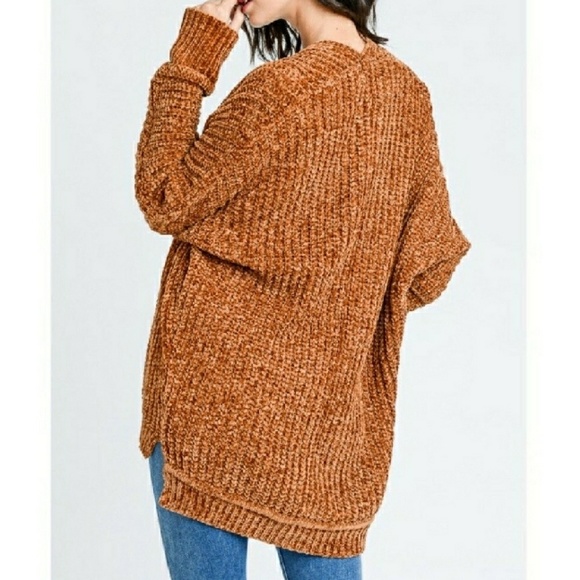 🍁🍁LAST1!CHENILLE CARDIGAN 💥 - Picture 3 of 7